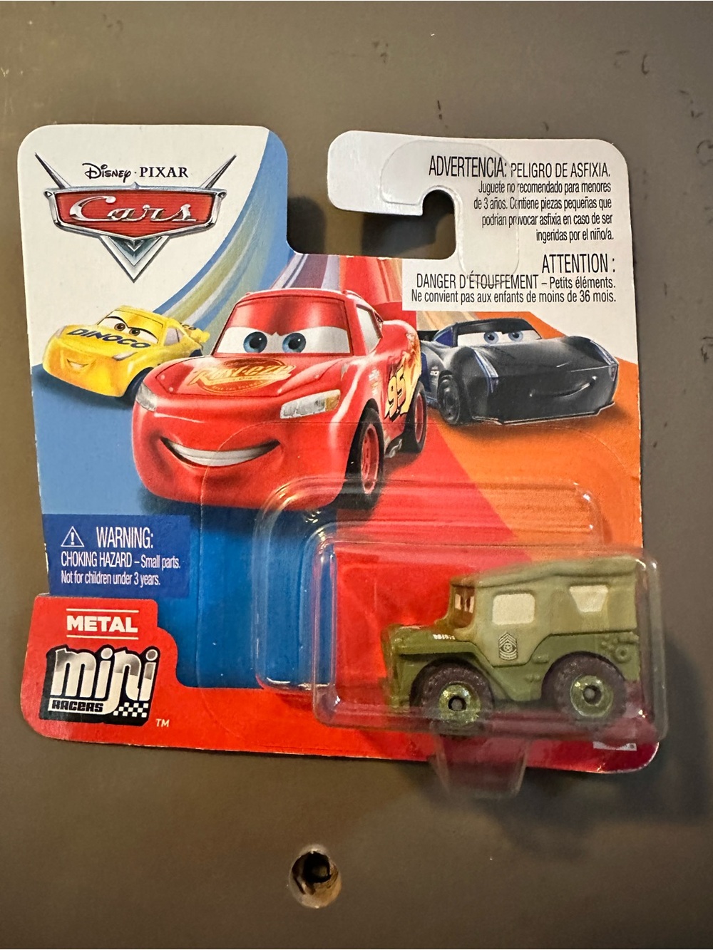 Mattel Olive Green Military Mini Racers Jeep